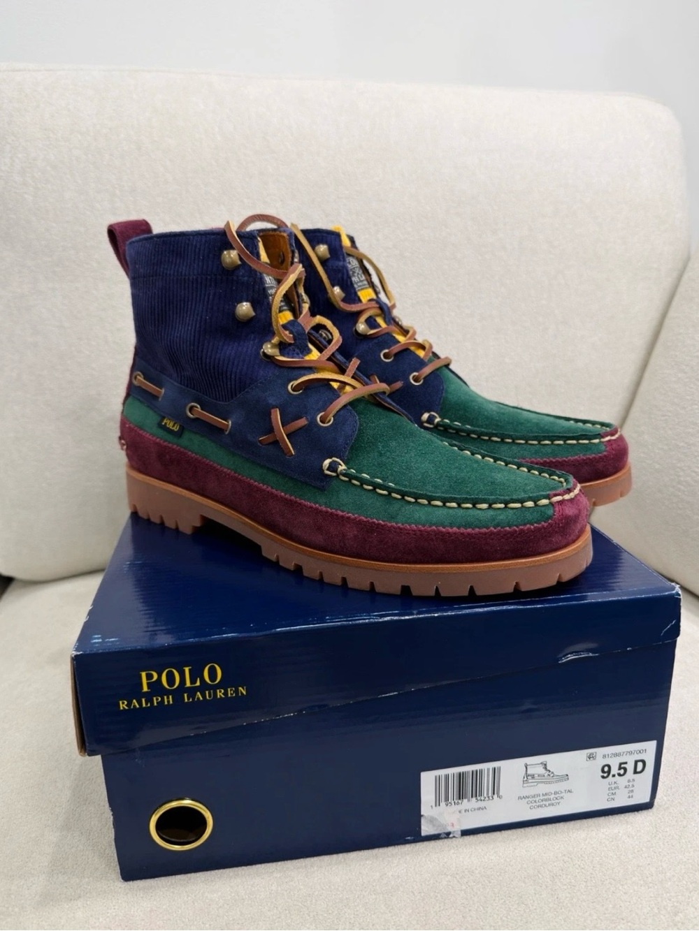 Polo Ralph Lauren Ranger Mid Colorblock Boots - Picture 2 of 9